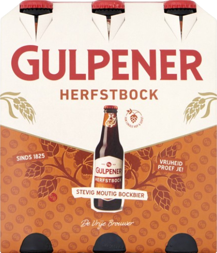 Gulpener Herfstbock set van 6 flesjes á 0,30 liter